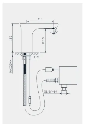 Motion Sense Bathroom Touchless Faucet
