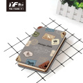 Custom stamp vintage lable style cute metal cover notebook diary