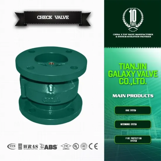 16k globe silencing non return valve