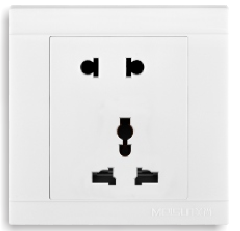 electric two pin and multifunction socket