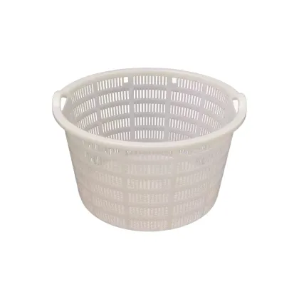 Plastic Laundry Basket with Built-In Comfort Carry Handles