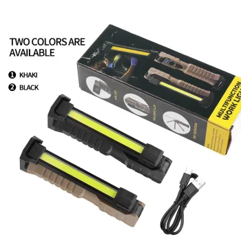 Rechargeable LED Work & Grill Light with Magnetic Base - 5 Modes, 180° Rotate