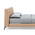 Italienisch minimalistische Orange Hermez Lederbett