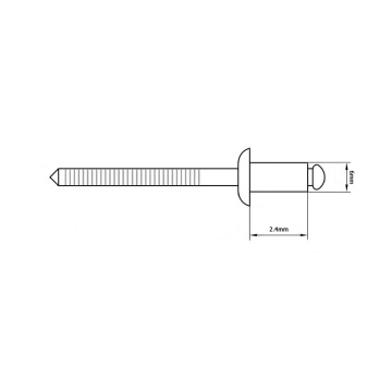 Steel Round Head Blind Hole Rivets