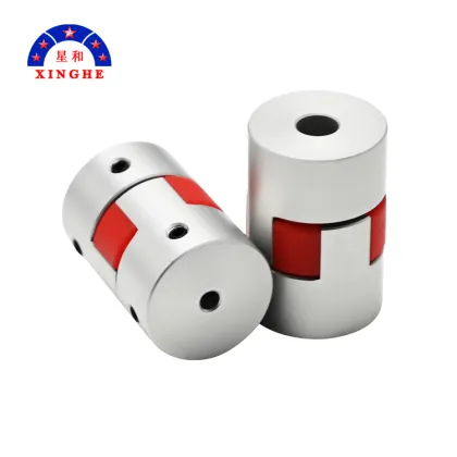 Flexible Coupling Jaw Type Set Screw Aluminum Zero Backlash Spider Jaw Coupling