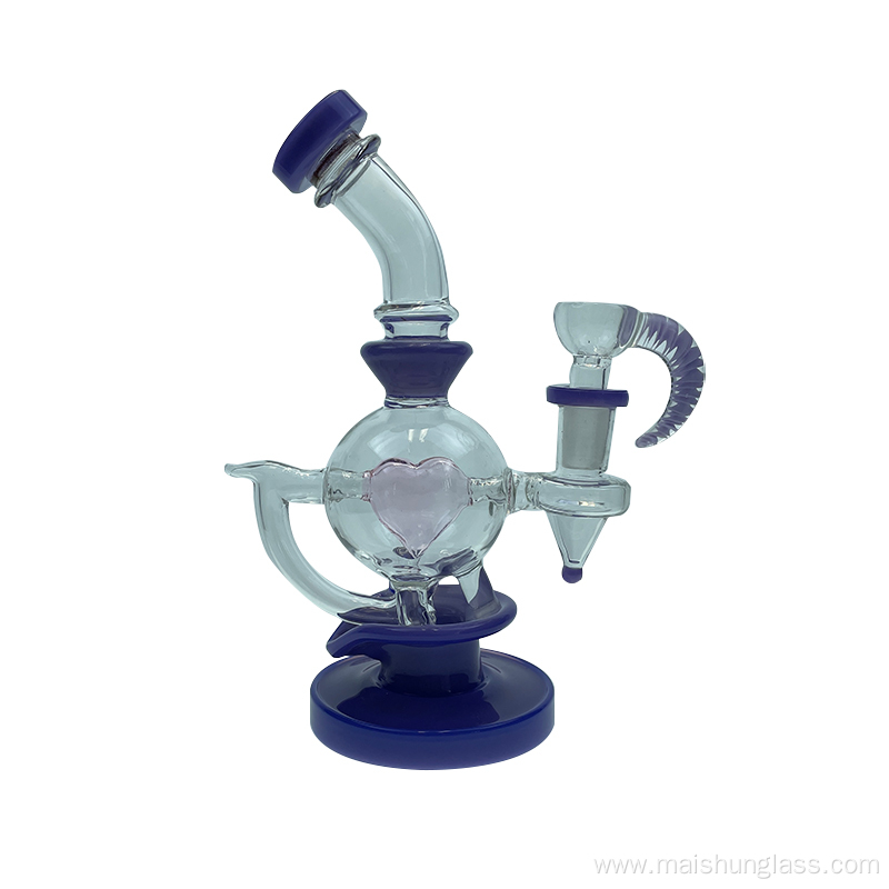 Ball in Ball Love Glass Bubbler