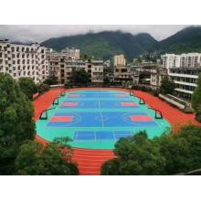 Piso de deportes al aire libre de Enlio adecuado para tenis, baloncesto, fútbol