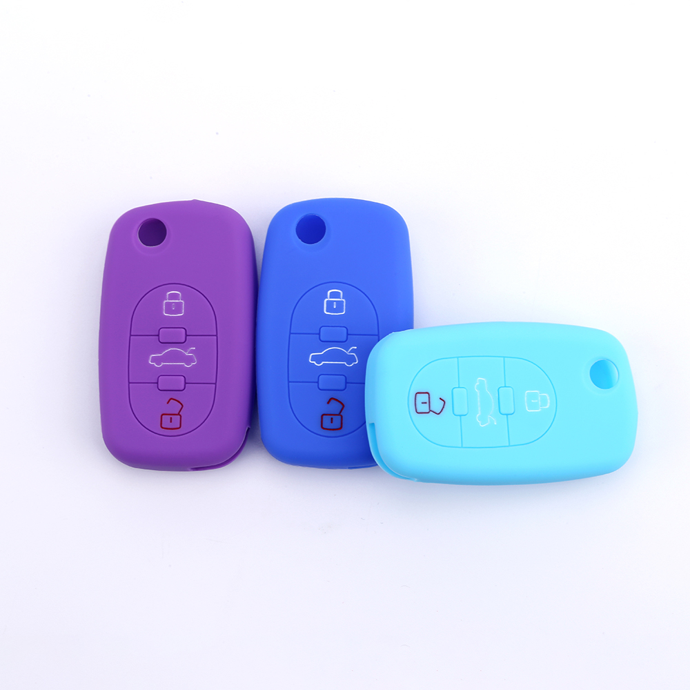 silicone Audi car key case