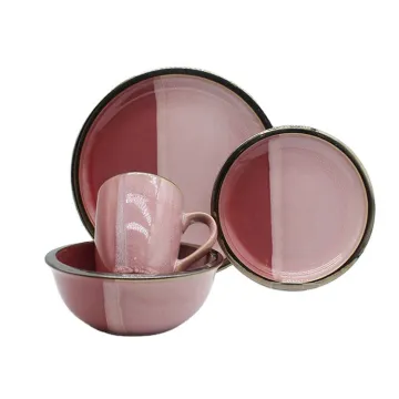 Hotel Wedding Restaurant Stoneware Red