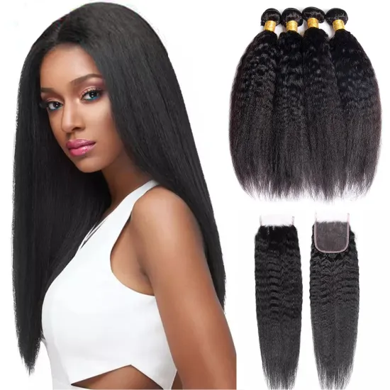10A Luxury 300 Processed Remy Vendors Afro 36 Inch  Kinky Straight Curly Brazilian Human Hair Bundles