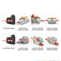 Mini TYPE Boxed 2/3 pin Quick Push-In Wire Connector Universal Compact Terminal Block Small Led Light Cable Splitter connectors