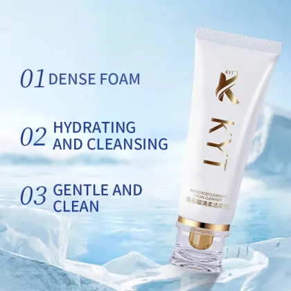 OEM Clarify Blue Blemish Black Popular Great Different Daily Skin Care White Hydrating Foaming Facial Cleanser Gel