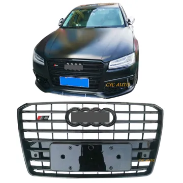 A8 S8 D4 Front Grille for AUDI A8 Facelift to S8 Car Grille Look 2015-2018