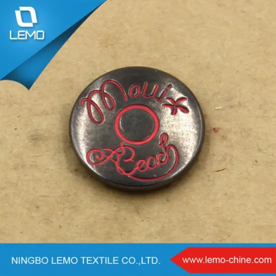 Custom Metal Button, Metal Shirt Button for Jean