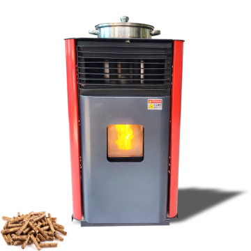 Unique Wood Pellet Stove: Heating and Cooking Function for Winter