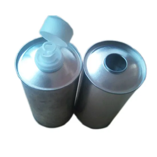 Oil Additive Metal Can with Protected Cover