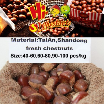 New Crop Chestnuts, Fresh Chestnuts, Chinese chestnuts, Shandong chestnuts