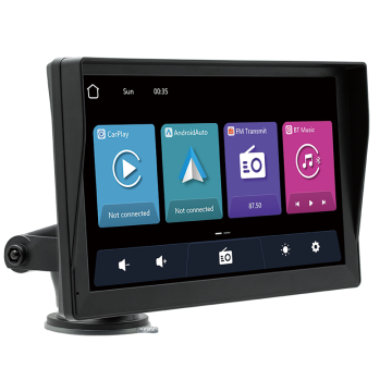 Karjoys 9" Portable CarPlay Screen & Android Auto Stereo Kit