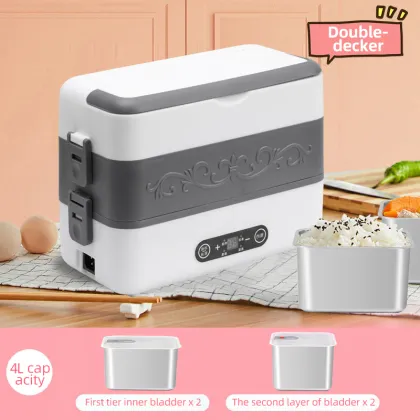 Best Selling Huaqiao Home Use Plastic Heating Bento Box with Spoon