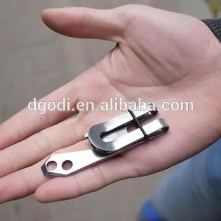 custom made stainless steel wallet money clip and u clip