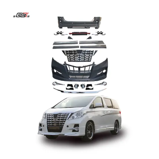 GBT Body Kit for Alphard ANH20 to ANH30 Bumper Upgrade Conversion Kit 2010-2018 Models