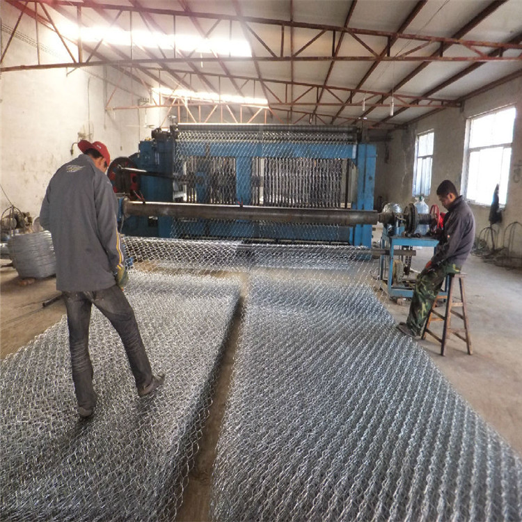 2.7mm Galvanized gabion basket anping hexagonal mesh