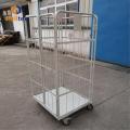 Magazijn logistiek 4sides poedercoating roll -trolley