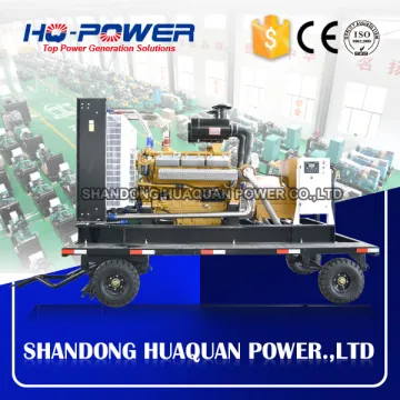 mobile trailer diesel genset 500 kva generating set