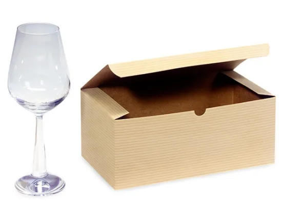 High quality paper tableware wine glass packing box
