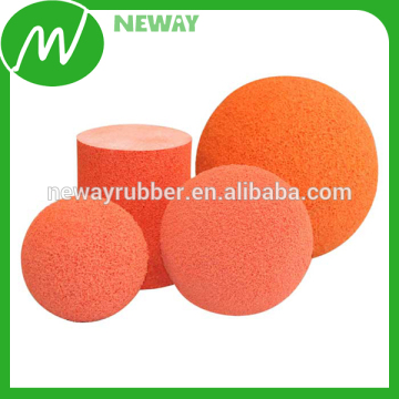 100mm Diameter Sponge Silicone Rubber Ball for Concrete Pipeline Cleaning