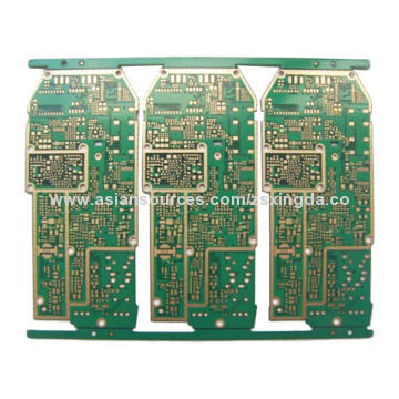 HDI Multilayer PCB for Mobile Phones with Immersion Gold, Tin and Silver Surface Finish