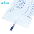 drainage emergency adult 2000ml urine bag with strap