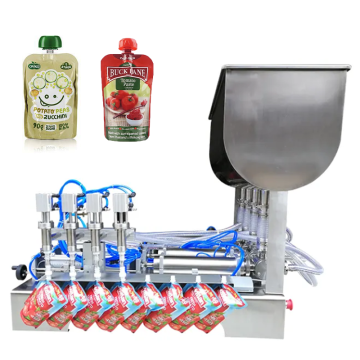 Pneumatic Liquid Paste Filling Machine for Chocolate, Cream, and Condiments