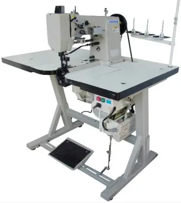 Double Needle Cylinder Bed Machine for Extra Heavy Duty