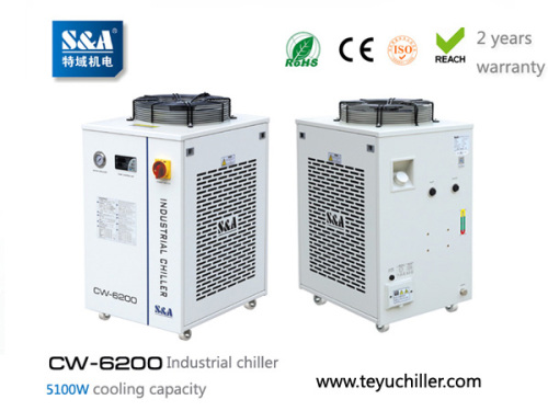 S&A water chiller system CW-6200 with 5.1KW cooling capacity