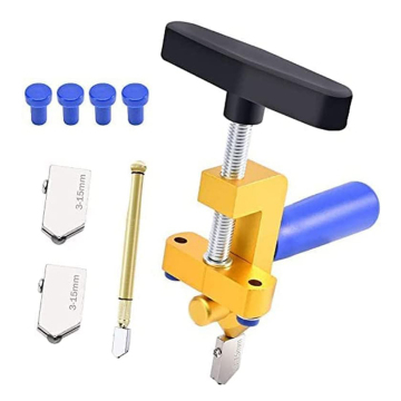 YUHANG 2 in 1 Tile Cutter Hand Tool Kit with Tungsten Steel Blades