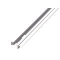 2 Wires LED Track Lighting Rail White black