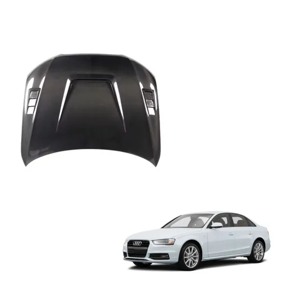 Carbon Fiber Front Bonnet Hood for Audi A4/S4/RS4 B8.5 Sedan - LY Style