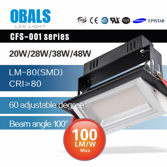 20W lde spotlight adjustable ce&rohs&saa CFS-001 smd