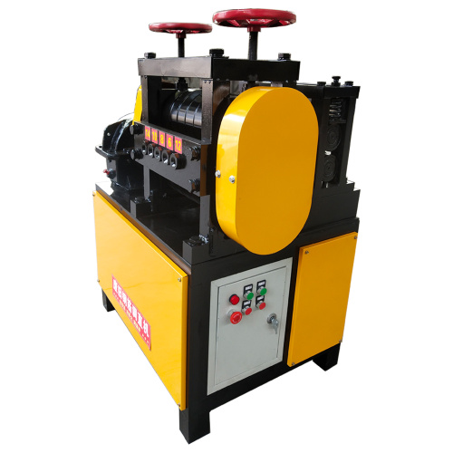 Waste steel straightening machine