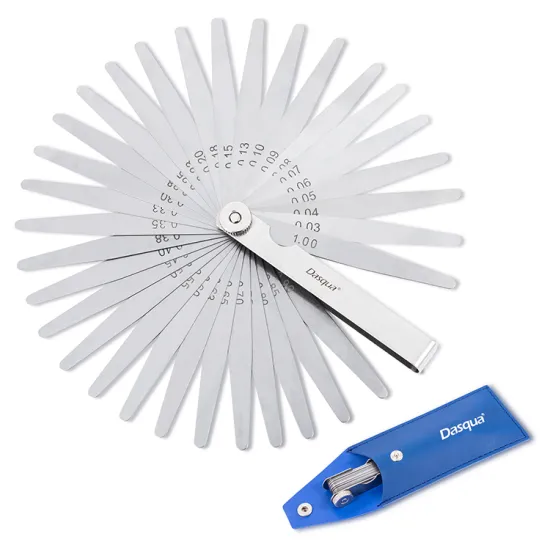 High Tolerance Feeler Gauge - Dasqua 32 Blades 0.01-1mm Accuracy Tool