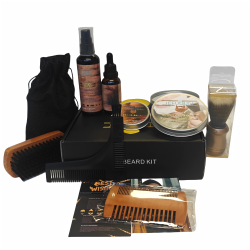 Set de 9 piezas mejor kit de estilo de barba