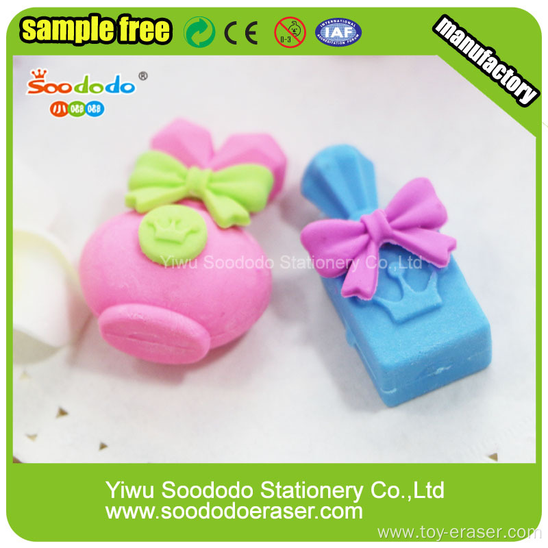 Promotional Green Pig Head Shaped Gift  Eraser