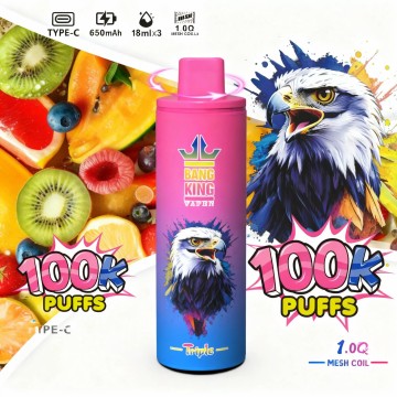 Bang king 100k puffs 3in1 vape pen