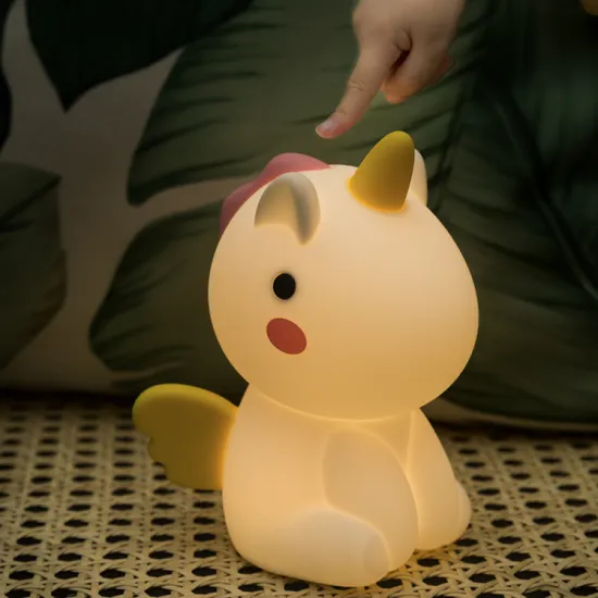 Unicorn LED Desk Lamp: Kids Night Light and Play Toy