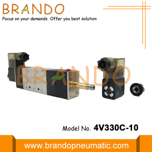 Valvola pneumatica del solenoide pneumatica di tipo 3/8 &#39;&#39; 4V330C-10