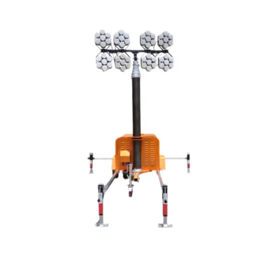 Telescopic Tower for Construction and Mining Sites with Adjustable Lighting (1000w-10000w)
