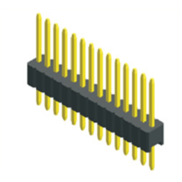 Tipo dritto a fila singola con intestazione pin passo 1,27 mm