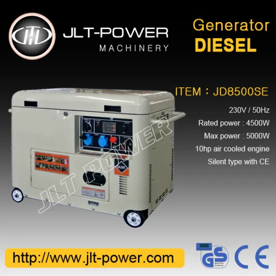 JLT Power Silent Generator 5kw With CE, GS