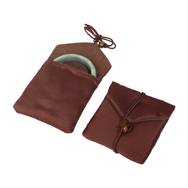 Ancient Style Jadeite Jewelry Pouch for Rings